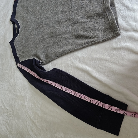 Gray and Navy Long Sleeve Shirt - Picture 5 of 7